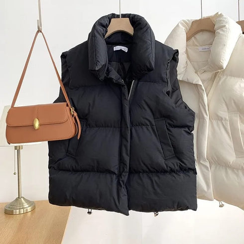 Puffer Salf Sleeve Jackets